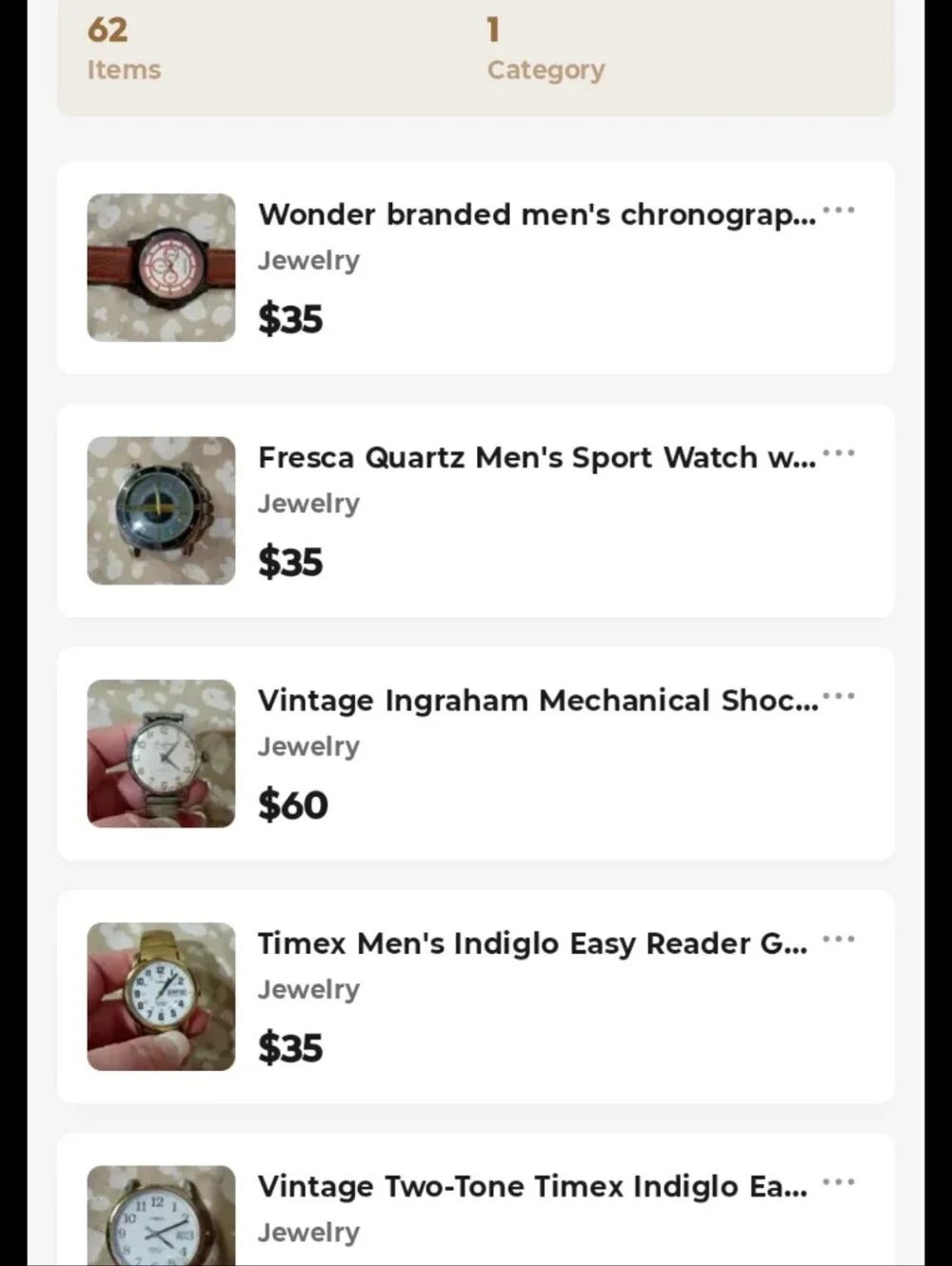 62 To 67 Mens Watch Collection Worth A Lot Selling In Bulk